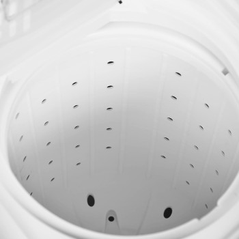 Super General 5 kg Twin-tub Semi-Automatic Washing Machine, White, efficient Top-Load Washer with Lint Filter, Spin-Dry, SGW-50, 70.9 x 40.2 x 85.5 cm, 1 Year Warranty