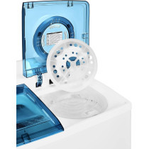 Super General 14 kg Twin-tub Semi-Automatic Washing Machine, White/Blue, efficient Top-Load Washer with Lint Filter, Spin-Dry, SGW-155, 99.5 x 55.5 x 115.5 cm, 1 Year Warranty