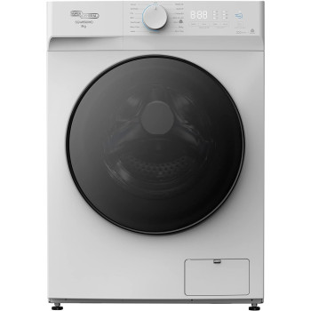 Super General 8 kg Front Loading Washing Machine SGW-8500-HD, 1400 RPM Washer, Energy-efficient, Hidden LED-Display, Silver, 15 Programs, 1 Year Warranty