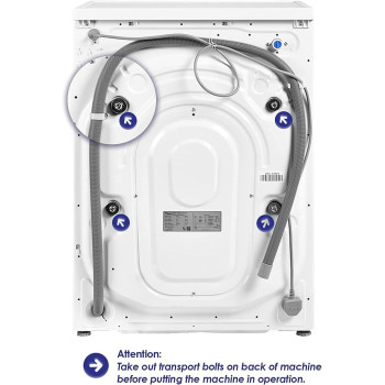 Super General 1000 RPM Front Load Washing Machine, White, 6Kg, SGW6100NLED