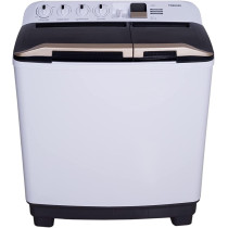 Toshiba 7 KG Semi-Automatic Washing Machine, VH-H80WA - 1 Year Manufacturer Warranty