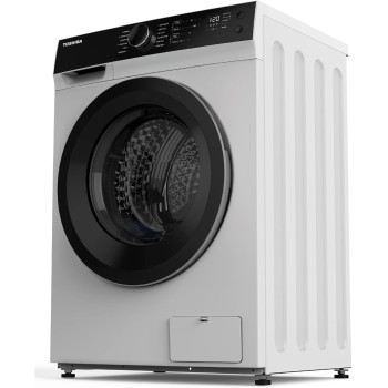 Toshiba 12 Kg Wash, 7 Kg Dry, 14000 RPM, Front Load Washer and Dryer, 12 Programs, 12 Quick Wash Cycle, TWD-BJ130M4A(WK) - 1 Year Warranty