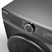 Toshiba 9KG 1400 RPM, Front Load Washer, Great Waves With Steam, Ultra Fine Bubble, TW-BK100G4A(SK) -1 Year Manufacturer Warranty