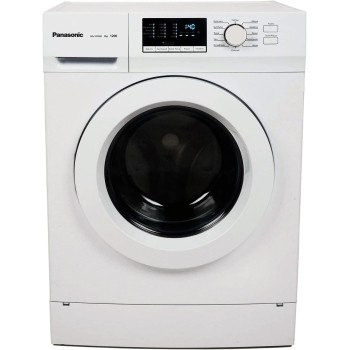 Panasonic 7KG 1200 RPM Front Load Washing Machine, White - NA127XB1W, Min 1 year manufacturer warranty