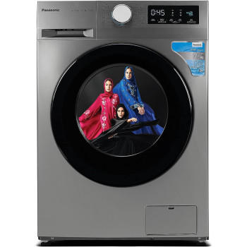 Panasonic Abaya Wash Panasonic 7KG 1200 Rpm Front Load Washing Machine, Silver, NA-127MG2L, 1 Year Warranty