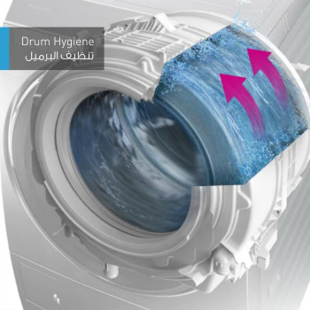 Panasonic 9KG Front Load Washing Machine,1400 RPM, Abaya Wash, Japan Quality, Silver, NA-149MG4, Min 1 year manufacturer warranty