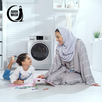 Panasonic 9KG Front Load Washing Machine,1400 RPM, Abaya Wash, Japan Quality, Silver, NA-149MG4, Min 1 year manufacturer warranty
