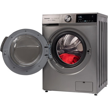 Panasonic Front Load 12KG Washer With 8KG Dryer, 1400RPM, NA-S128M4LAE, Silver 