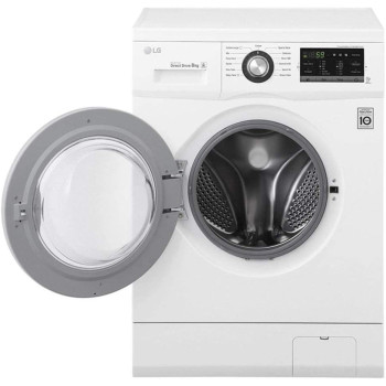 LG 7KG 1000 RPM Direct Drive Motor Front Load Washing Machine, White - FH2J3QDNP0, 1 Year Brand Warranty