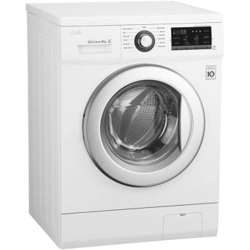 LG 7KG 1000 RPM Direct Drive Motor Front Load Washing Machine, White - FH2J3QDNP0, 1 Year Brand Warranty
