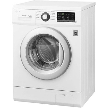 LG 7KG 1000 RPM Direct Drive Motor Front Load Washing Machine, White - FH2J3QDNP0, 1 Year Brand Warranty