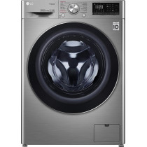 LG 10KG 1400 RPM Front Load Washing Machine, Stainless Silver - F4V5RYP2T, Min 1 year manufacturer warranty