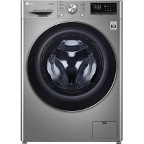 LG 10KG 1400 RPM Front Load Washing Machine, Stainless Silver - F4V5RYP2T, Min 1 year manufacturer warranty