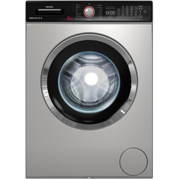 Hoover 6KG Front Load Fully Automatic Washing Machine, 1000 RPM 15 Programs, HWM-V612-S (Silver)