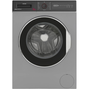 Hoover 10KG Front Load Fully Automatic Washing Machine, 1200 RPM, 5 Star ESMA Rating, 15 Programs, Foam Protection, Spin Speed Selection, HWM-V1012-S (Silver)