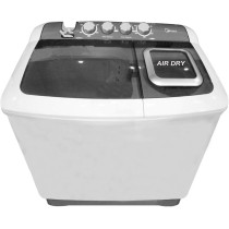 Midea 10KG Twin Tub Semi Automatic Washing Machine, White - MTE100P1101Q, 1 Year Manufacturer Warranty