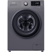 Hisense 9KG Front Load Washing Machine 1400 RPM, Silver, 1 Years Full Warranty - WFPV9014EMT
