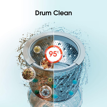 Hisense 7KG Front Loading Washing Machine 1200 RPM, Silver, 1 Years Full Warranty - WFPV7012MT