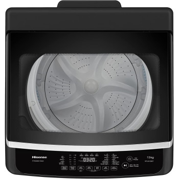Hisense 13KG Top Load Washing Machine, Titanium Grey, Min 1 Year Manufacturer Warranty - WTJA1302T
