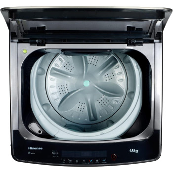 Hisense Top Loading Washing Machine, 18KG Capacity, Min 1 year manufacturer warranty - WTY1802T