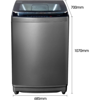 Hisense Top Loading Washing Machine, 18KG Capacity, Min 1 year manufacturer warranty - WTY1802T