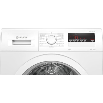 Bosch Series 4, heat pump tumble dryer, 8 kg-WTH85V10GC, Large