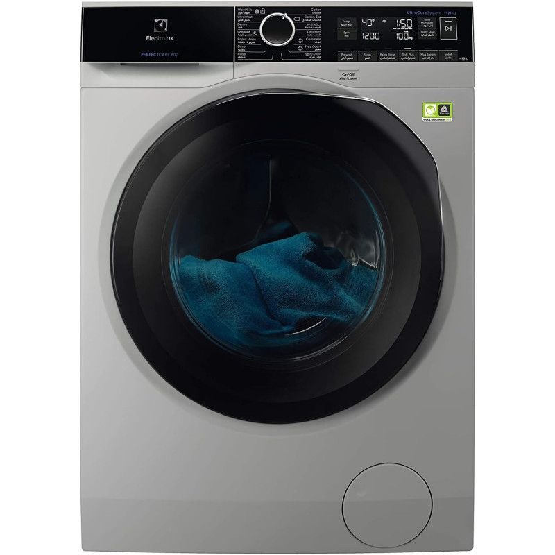 ELECTROLUX 10KG Front Load Washing Machine, 1600 RPM - EW8F1168MS, Min 1 year manufacturer warranty