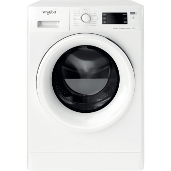 Whirlpool Freestanding Washer Dryer, 8/6KG, White - FWDG86148WGCC, 1 Year Warranty