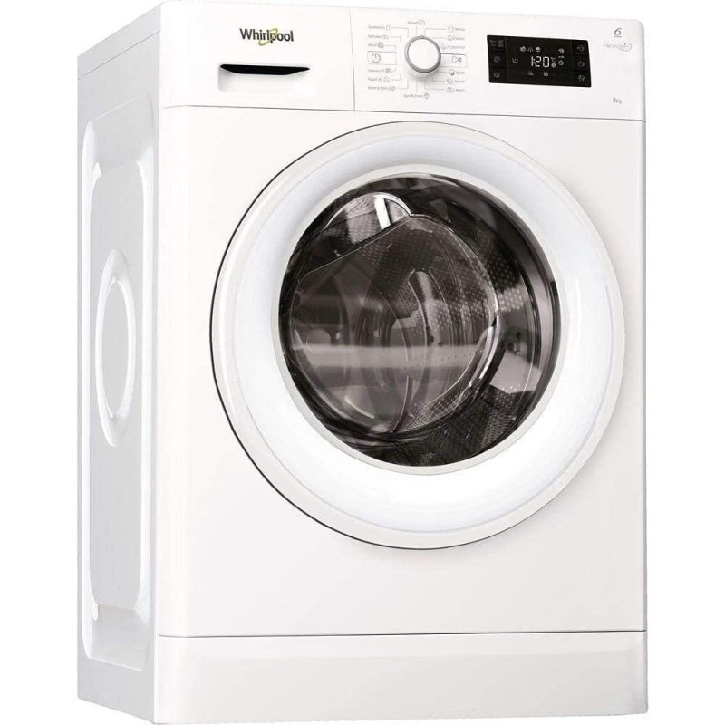 Whirlpool Front Load Washing Machine, 8Kg, FWG81283WGCC, 1 Year Warranty