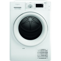Whirlpool 8KG Condenser Tumble Dryer Freestanding Front Load, White, FFTCM118BGCC, Min 1 year manufacturer warranty