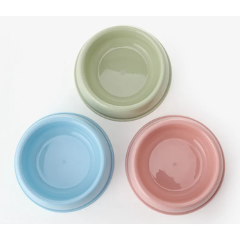 Pets Club Plastic Bowl Single Small -90 Ml - 21*5.8 Cm -Green