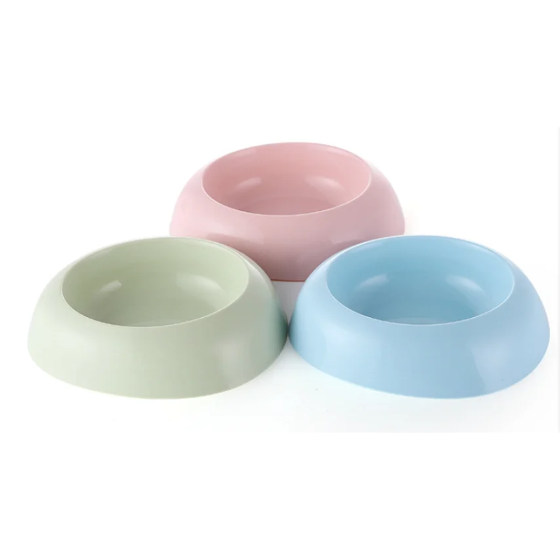 Pets Club Egg Shape Single Bowl-64 Ml - 20*17*4.5 Cm - Pink