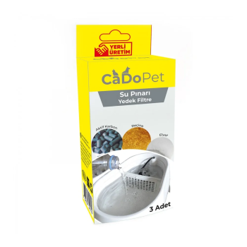 Cado Pet Water Fountain Catridge Filter-3 Pcs