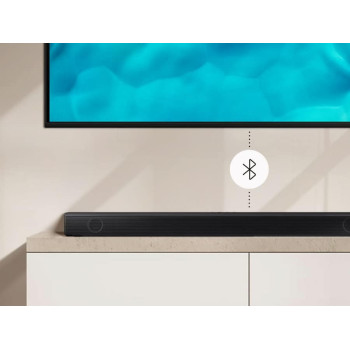Samsung 2.1Ch Wireless Soundbar with Dolby Audio/DTS Virtual:X In Built Subwoofer Bluetooth Connectivity Black - HW-B550