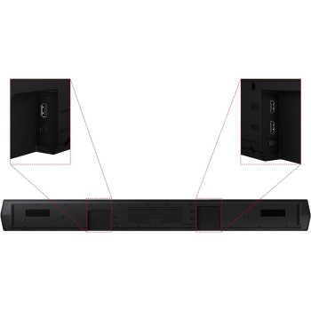 Samsung 3.1Ch Wireless Soundbar with Dolby Digital/DTS Virtual:X In Built Subwoofer Bluetooth Connectivity Black - HW-B650