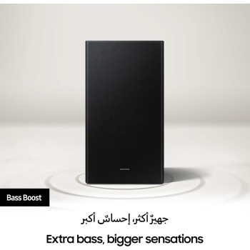 Samsung 3.1Ch Wireless Soundbar with Dolby Digital/DTS Virtual:X In Built Subwoofer Bluetooth Connectivity Black - HW-B650