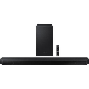 Samsung 3.1.2Ch Wireless Soundbar With Dolby Atmos/Dts:X 2 Up Firing Speakers In Built Subwoofer Bluetooth Connectivity Black - HW-Q700