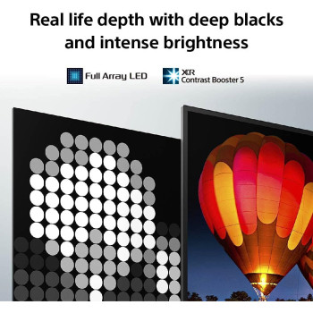 Sony 55-Inch LED 4K with XR Android Smart Google TV and build-in receiver Model(2021) XR-55X90J Black