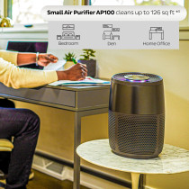 Instant Hepa Air Purifier Replacement Filter For Home Allergens And Pet Danders, Removes Dust, Smoke, And Pollen With Plasma Ion Technology, For Ap100