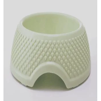 Pets Club Star Pattern Single Bowl - 98 Ml -18.8*6 Cm - Green
