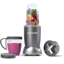 Magic Bullet 400 Watts, 9 Piece Accessories, Multi-Function High-Speed Blender, Mixer System With Nutrient Extractor, Smoothie Maker, Silver