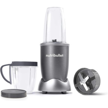 Magic Bullet 400 Watts, 9 Piece Accessories, Multi-Function High-Speed Blender, Mixer System With Nutrient Extractor, Smoothie Maker, Silver