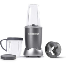 Magic Bullet 400 Watts, 9 Piece Accessories, Multi-Function High-Speed Blender, Mixer System With Nutrient Extractor, Smoothie Maker, Silver