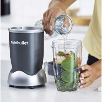 Magic Bullet 400 Watts, 9 Piece Accessories, Multi-Function High-Speed Blender, Mixer System With Nutrient Extractor, Smoothie Maker, Silver