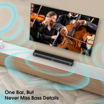 Hisense 2.1 Channel Soundbar with Built-In Subwoofer, HS214