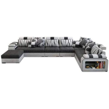 Live Room Sofa, Apartment Living Room Corner Nordic Removable Washable Sofa Combination Furniture (Grey)