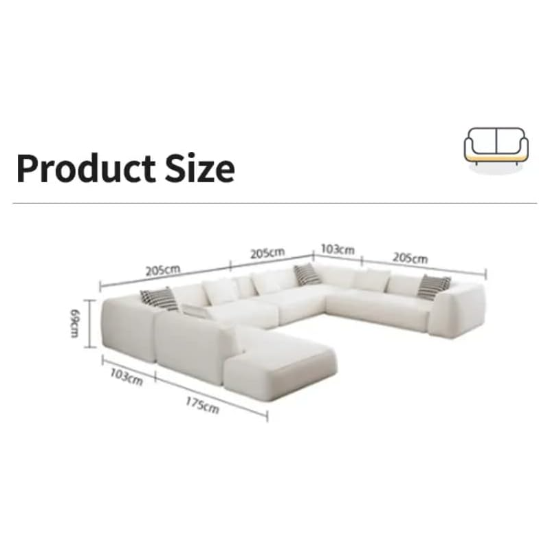 Sofa Set Design U Shape Sofas Set Indoor Living Room Furnitur Sofa