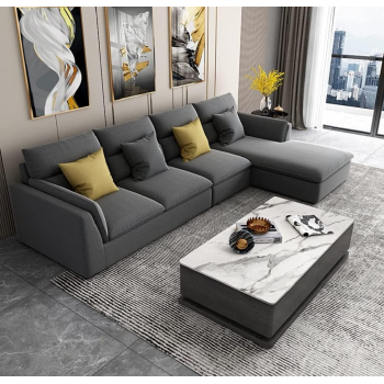 Overstuffed Multifunction Wooden Frame Furniture Sofa Living Room Set