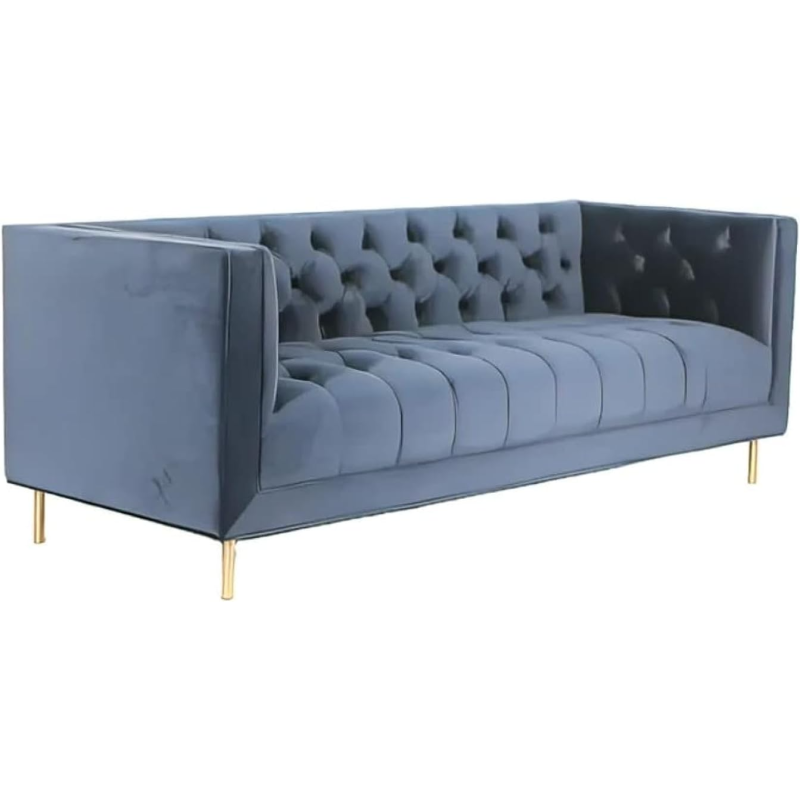 Italian Modern Living Room Furniture Fabric Couch Wedding Sofa 3 Seater Sectional White Velvet Sofa