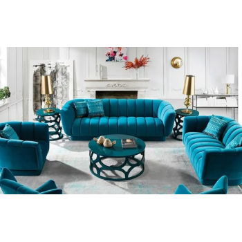 Modern Luxury Lining Couch Living Room Lounge Furniture Sofa Set